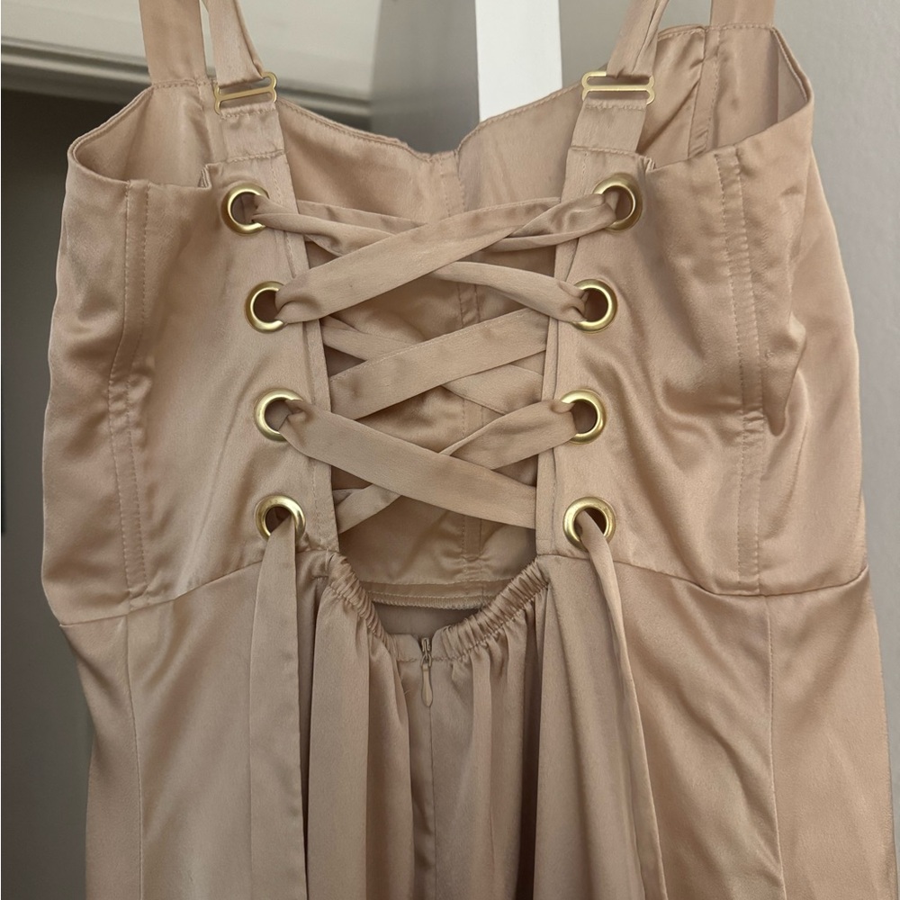 Show Me Your MuMu Champagne Dress - Clarissa Corset - Picture 8 of 10